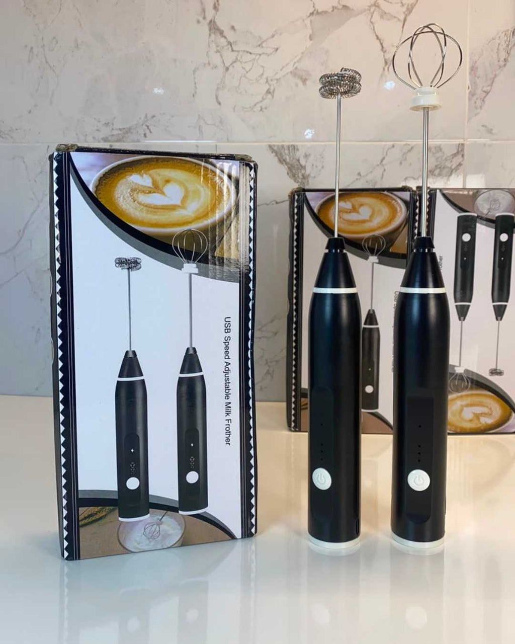 2 In 1 Rechargeable Coffee Beater And Egg Beater
