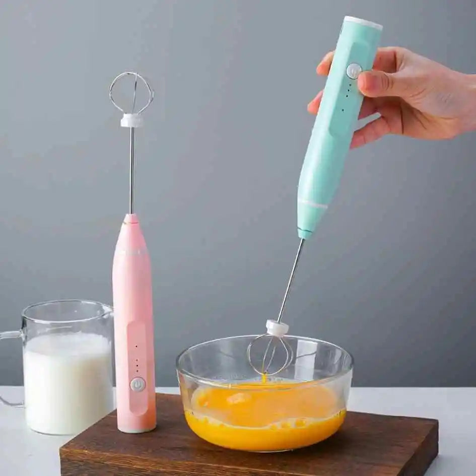 2 In 1 Rechargeable Coffee Beater And Egg Beater